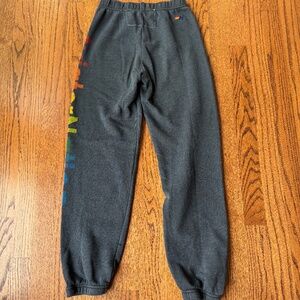 Kid’s Aviator Nation Sweatpants - Charcoal - size 14